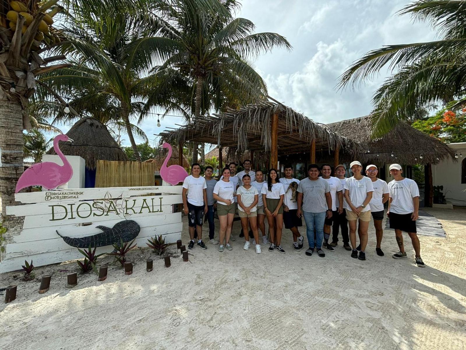 La Diosa Kali Beach Front Hotel Isla Holbox Ngoại thất bức ảnh